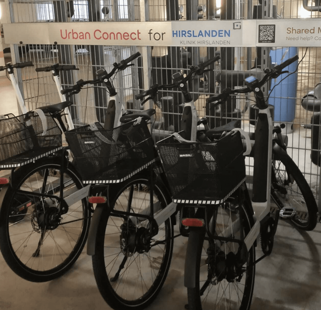 Klinik Hirslanden charging station e-bikes