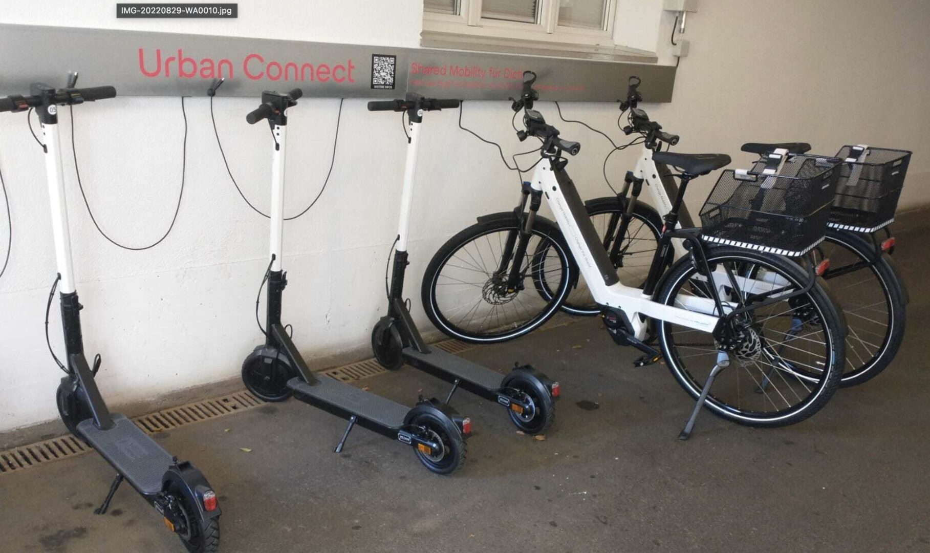 Klinik Hirslanden charging station e-bikes 2