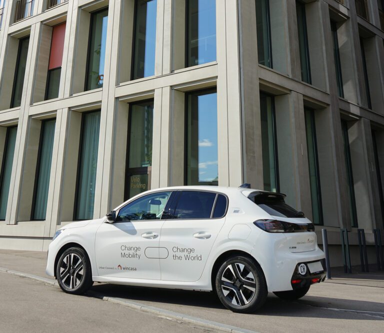 Urban Connect elektrifiziert und digitalisiert Wincasa Flotte 