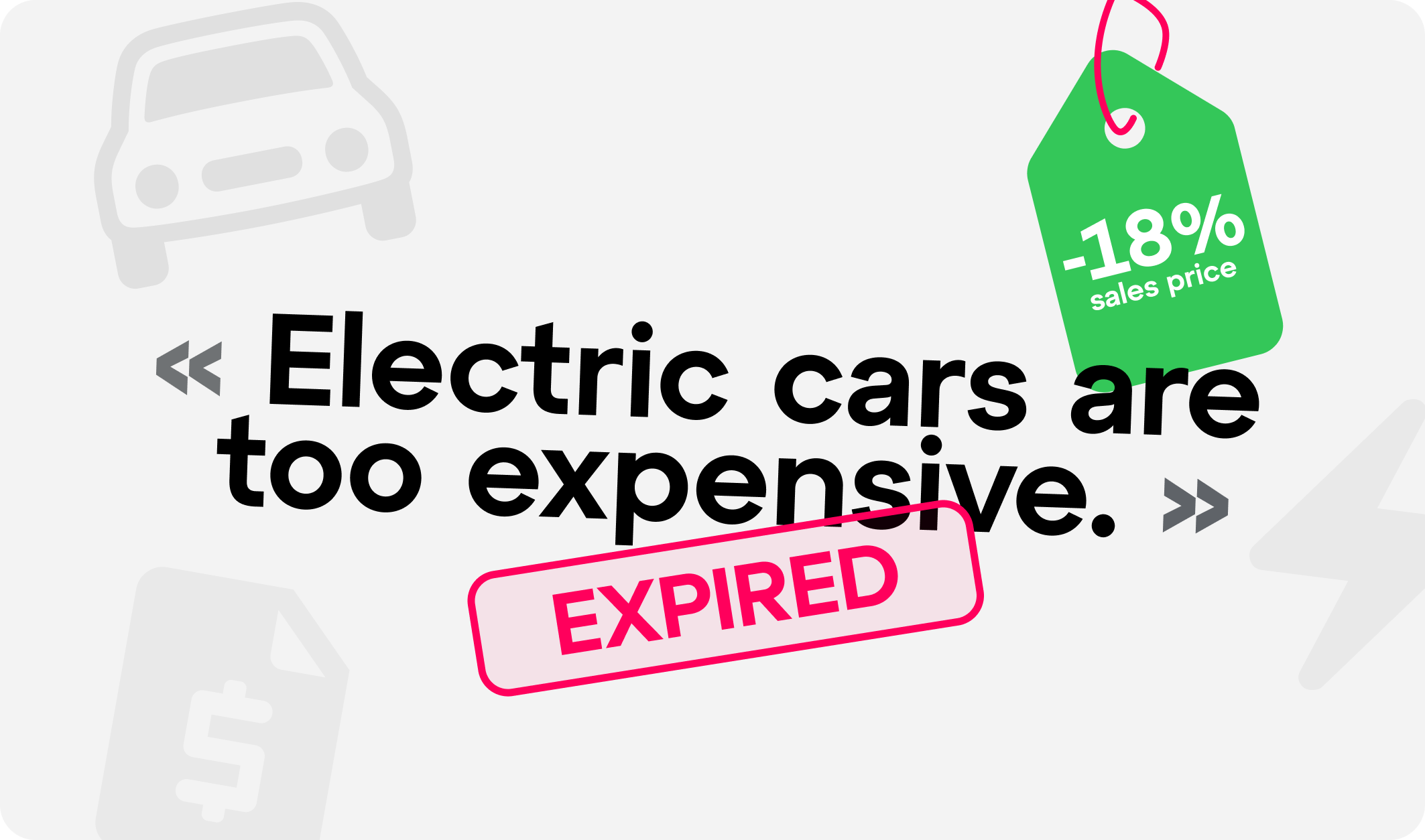 The price argument against the electric fleet just expired